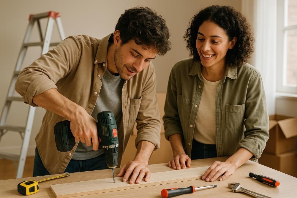 Un projet de travail du bois en couple