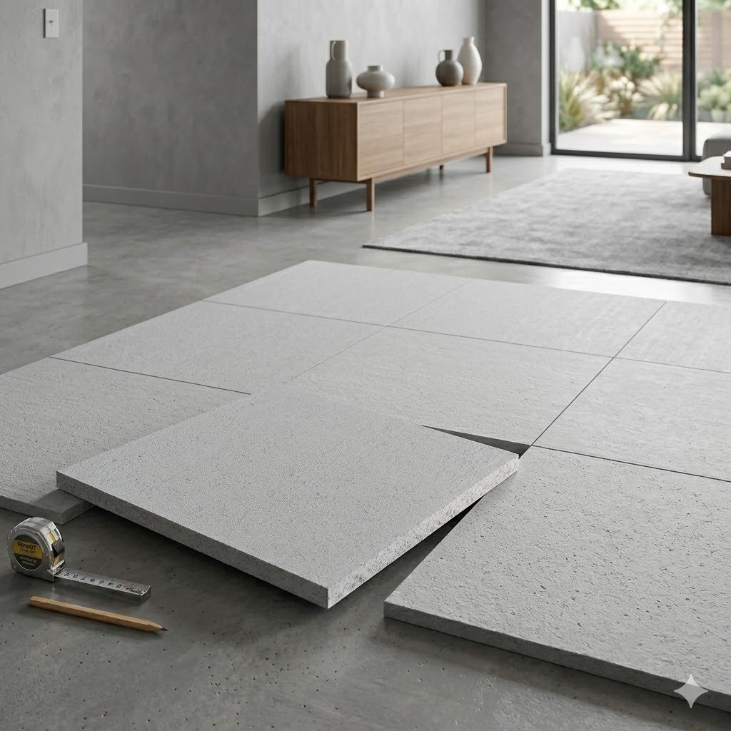 Plaques Fermacell au sol