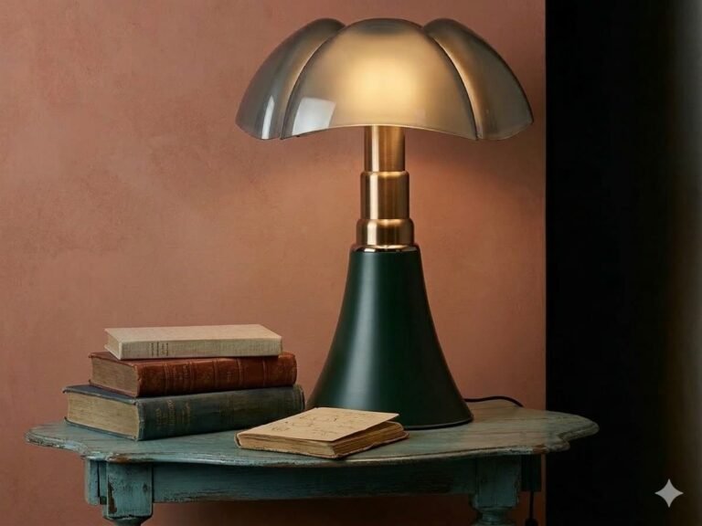Lampe pipistrello sur petite table