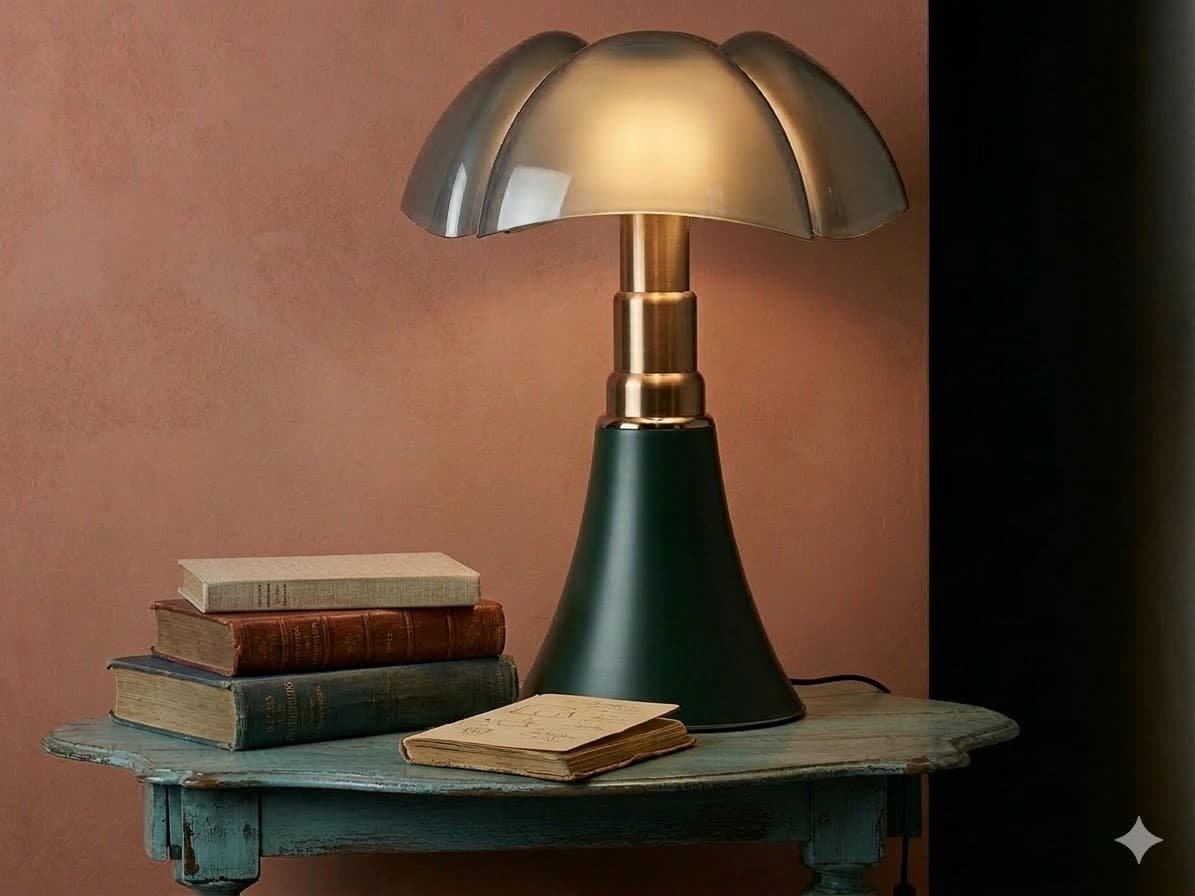 Lampe pipistrello sur petite table
