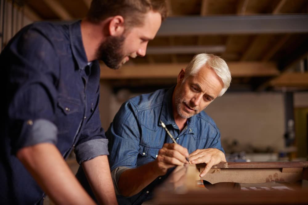 Apprentissage de la menuiserie