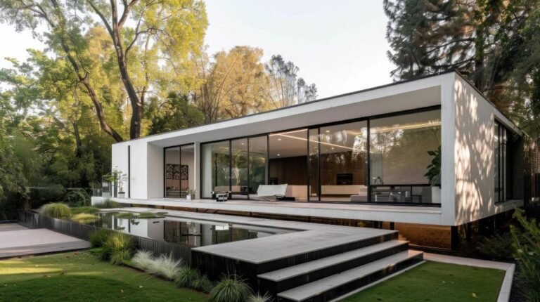 La maison est conçue par un architecte