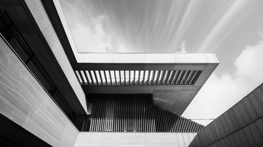 Représentation architecturale moderne