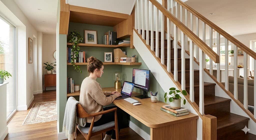 Coin bureau sous escalier