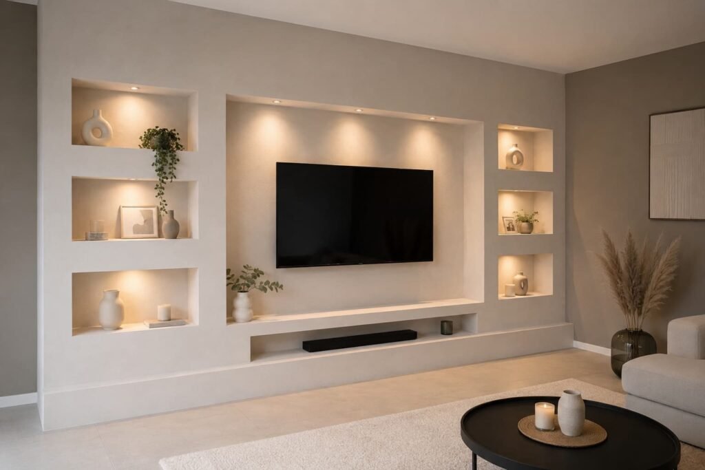 Meuble TV en placo