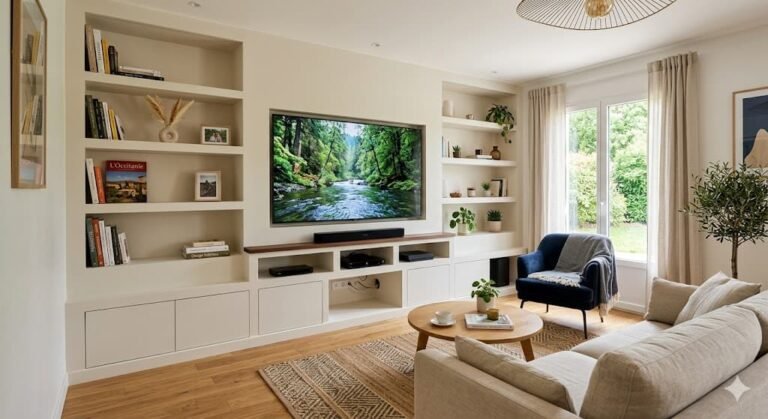 Meuble TV placo