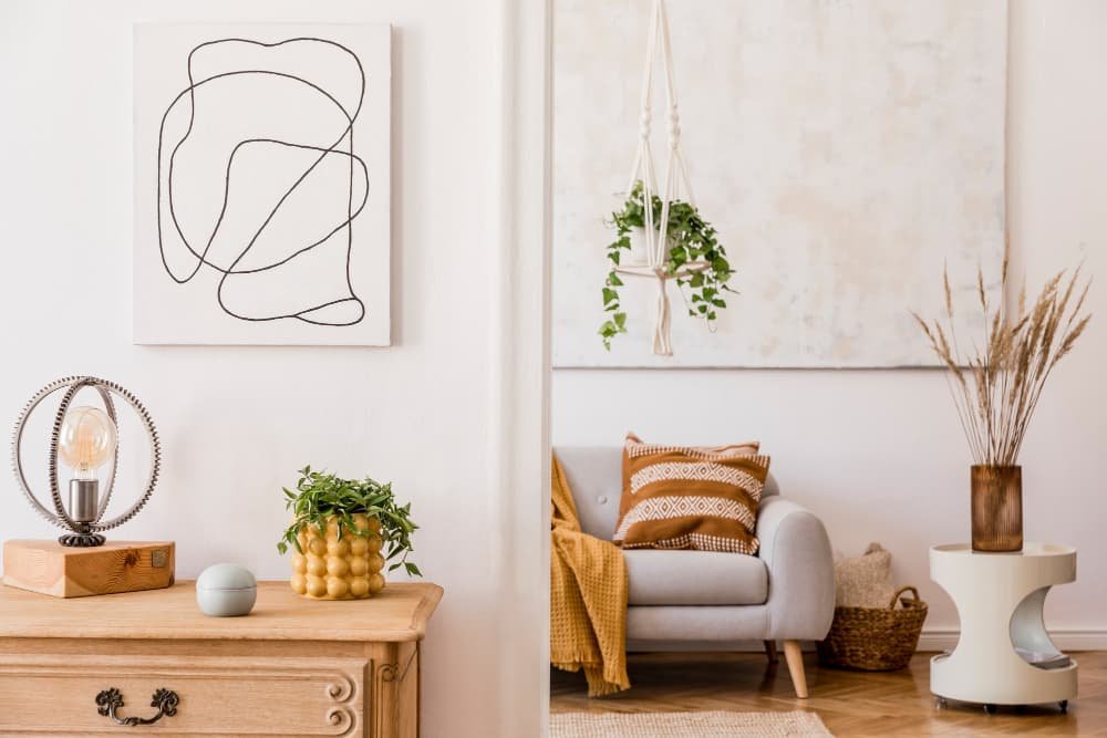 Intérieur spacieux et créatif