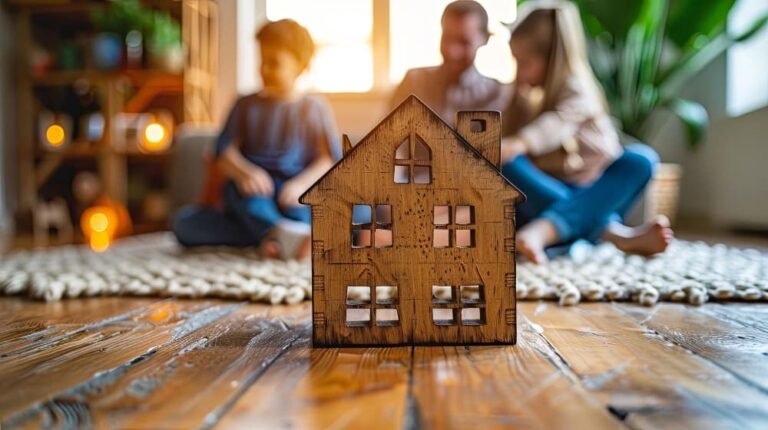 Modèle de maison en bois