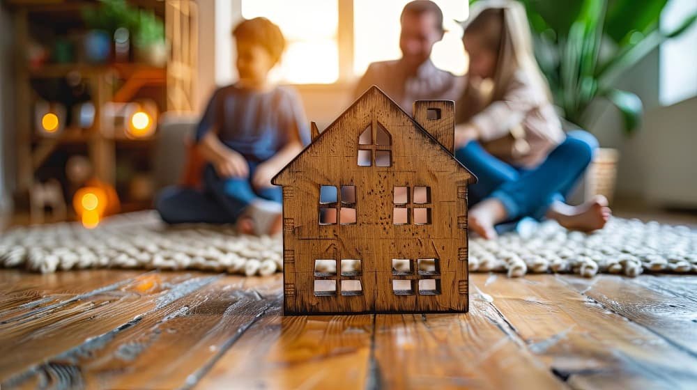 Modèle de maison en bois