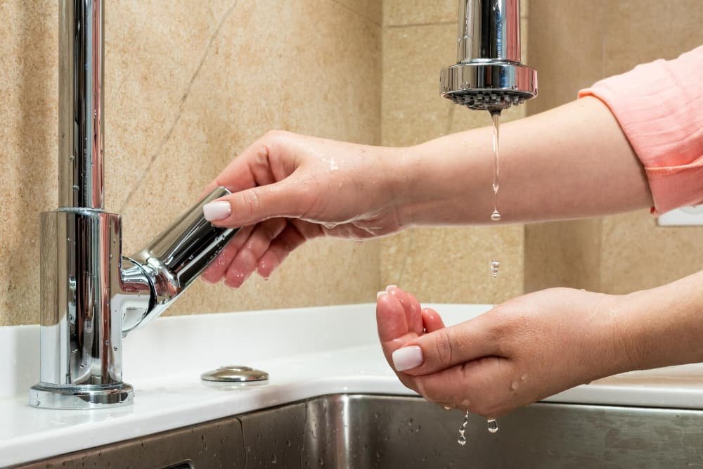 Manque eau du robinet