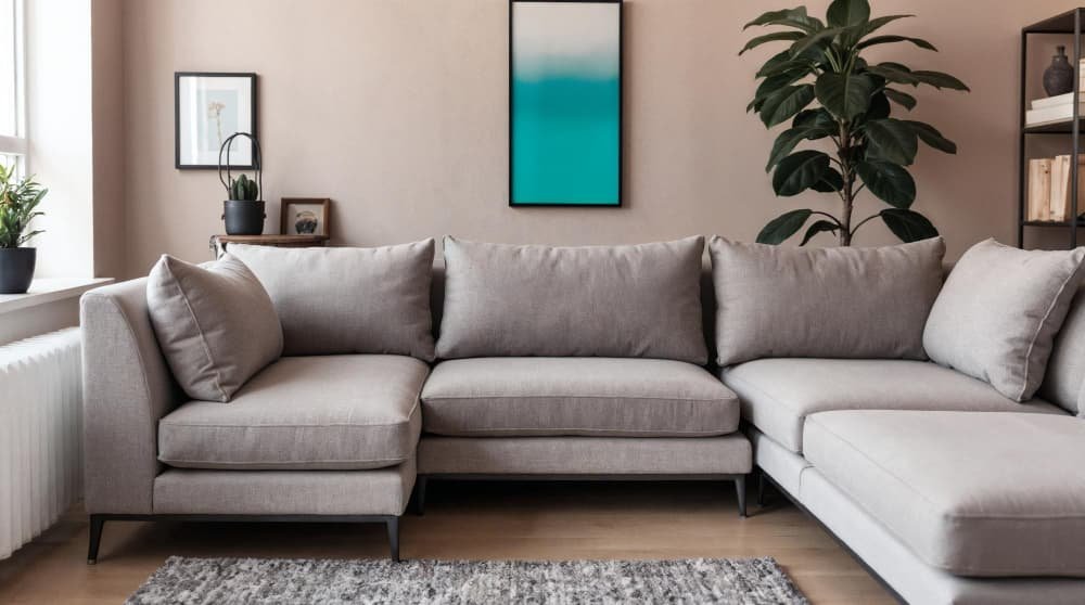 Salon confortable avec des meubles