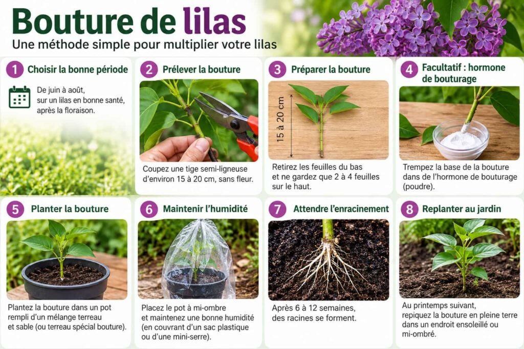 Comment faire bouture lilas