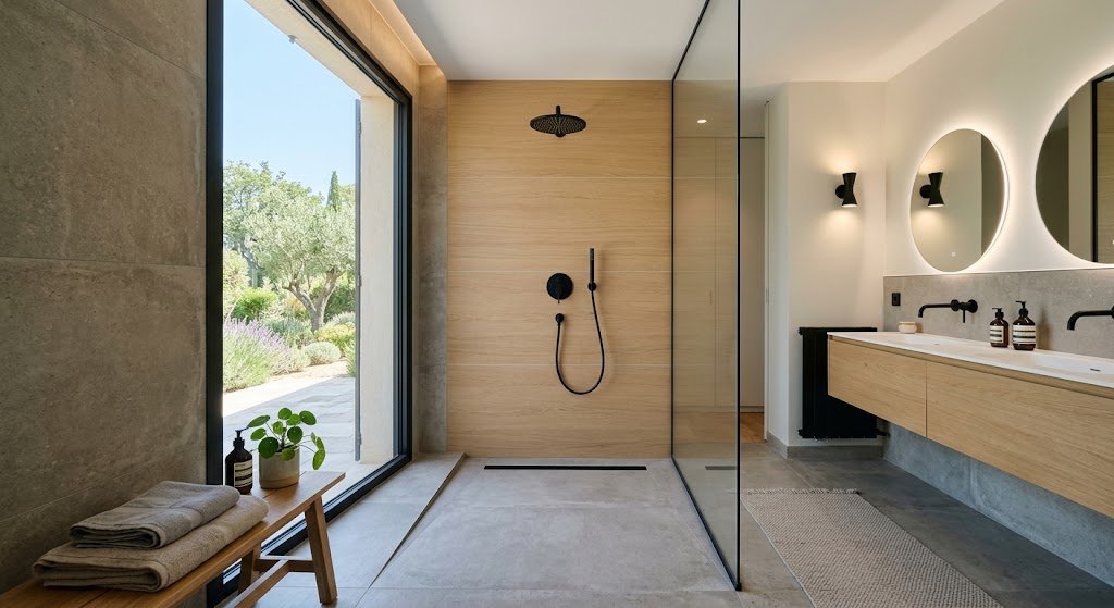 Douche à italienne maison